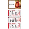 Детски календар Angry Birds Red